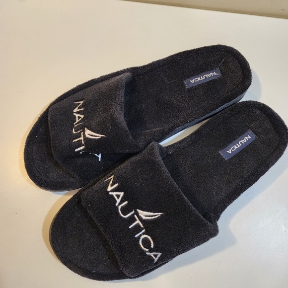 NAUTICA men's Black Slides size XL (13) - Picture 7 of 11